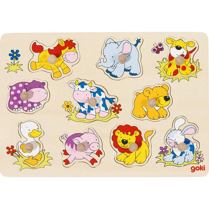 Steckpuzzle Tierkinder II