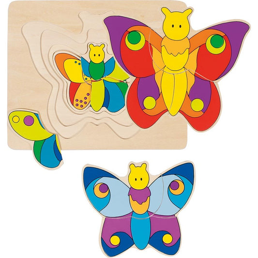 Schichtenpuzzle Schmetterling