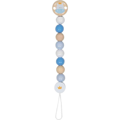Schnullerkette mit liebevollen Motiven aus Naturmaterialien für Babys und Kleinkinder