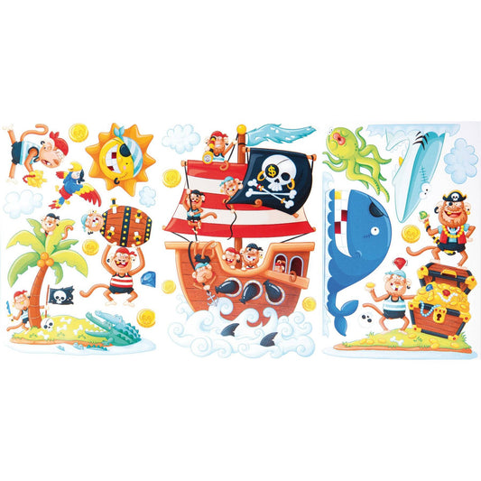 Dekosticker „Pirateninsel“