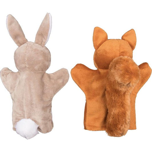 Handpuppen Eichhörnchen, Hase und Igel