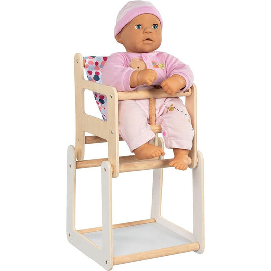 Puppenhochstuhl  mit Tisch, 2in1