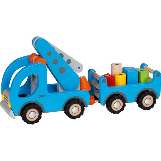 Kranwagen mit Anhänger