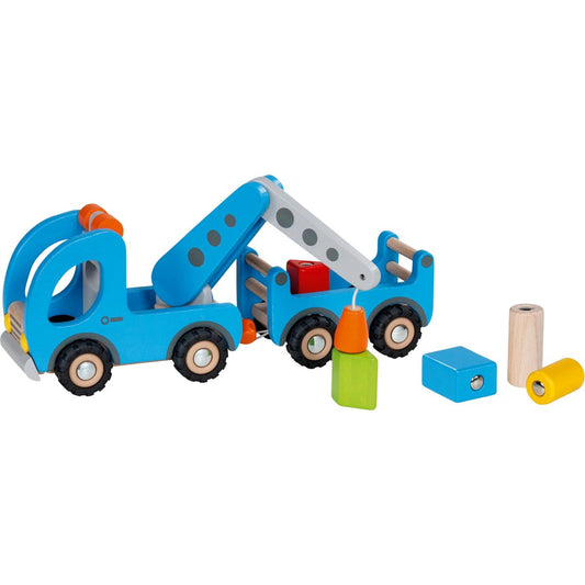 Kranwagen mit Anhänger
