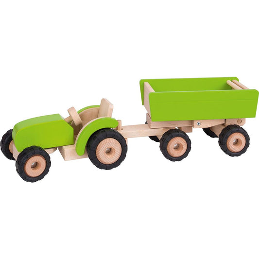 Traktor grün mit Anhänger