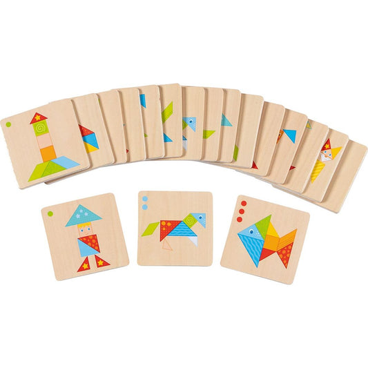 Bunte Tangram Welt