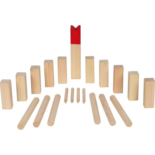 Wikingerspiel KUBB inkl. Baumwollbeutel,