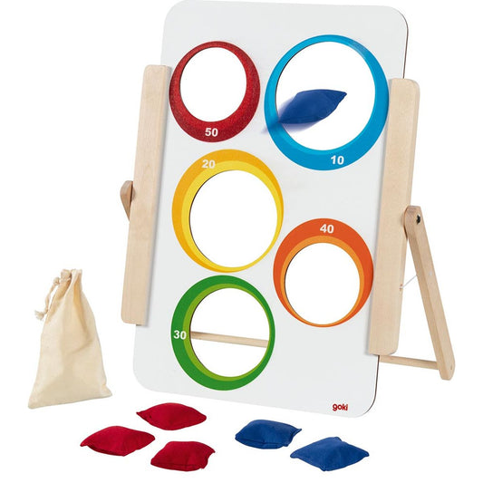 Zielwurfspiel für Klein und Groß, beidseitig bespielbar