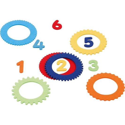 Ringwurfspiel mit 6 Filzringen