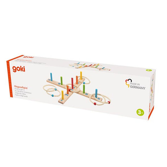Ringwurfspiel mit 6 Sisalringen