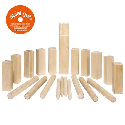 Wikingerspiel Kubb, im Baumwollbeutel