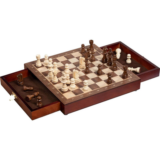 Magnetisches Schachspiel mit Schubladen