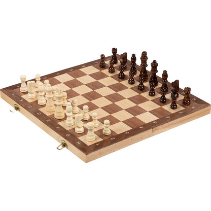 Schachspiel in Holzklappkassette