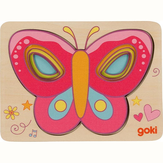 Schichtenpuzzle Schmetterling
