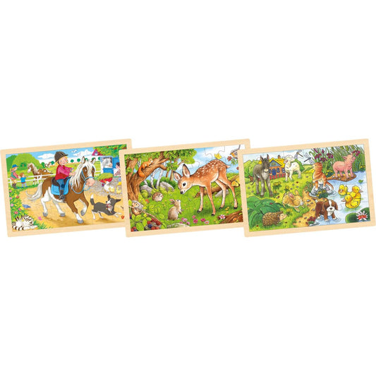 Einlegepuzzle Powerdisplay, 24-teilig