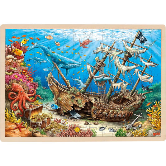 Einlegepuzzle Versunkenes Schiff, Santa Elena