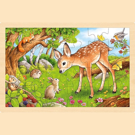 Einlegepuzzle Rehkitz