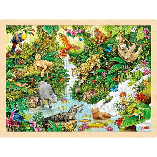 Einlegepuzzle Im Dschungel