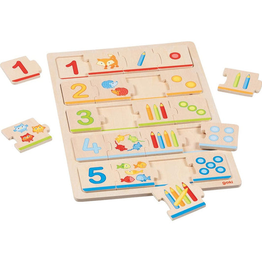Puzzzle Lerne zählen