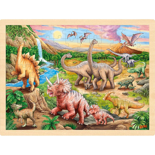 Einlegepuzzle Dinosaurierwanderung