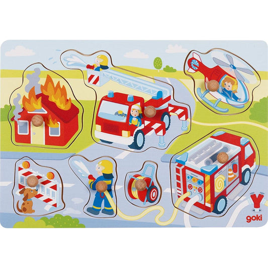 Steckpuzzle Feuerwehreinsatz