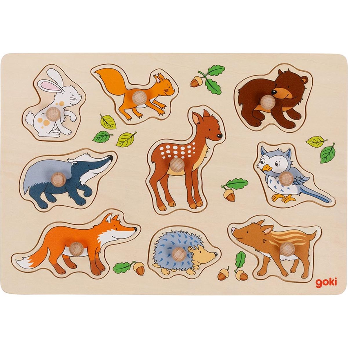 Steckpuzzle Waldtiere