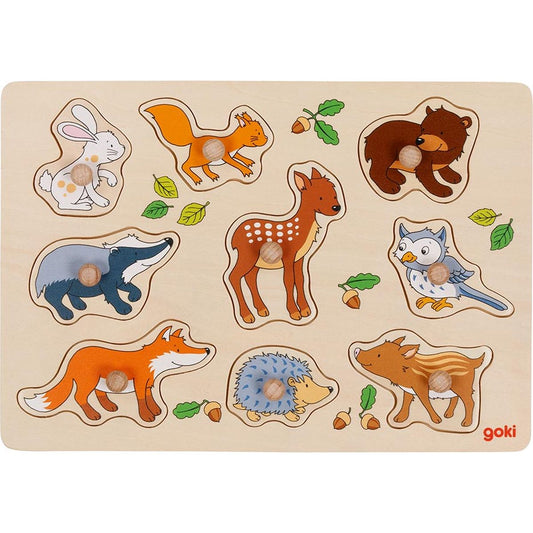 Steckpuzzle Waldtiere
