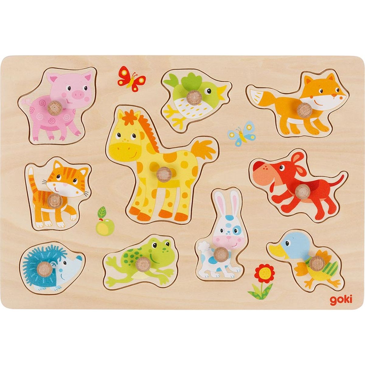 Steckpuzzle Tierkinder