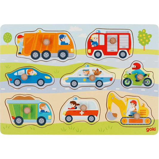 Steckpuzzle Fahrzeuge