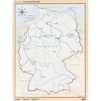 Schichtenpuzzle Deutschland