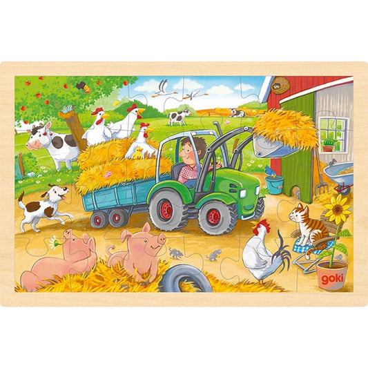 Einlegepuzzle Kleiner Traktor
