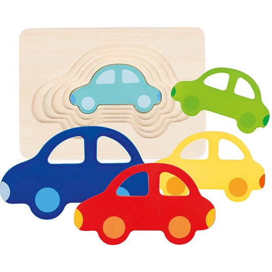 Schichtenpuzzle Auto