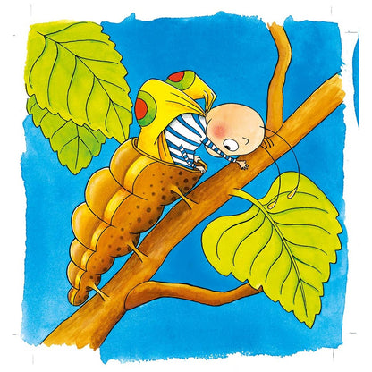 Schichtenpuzzle Die Raupe