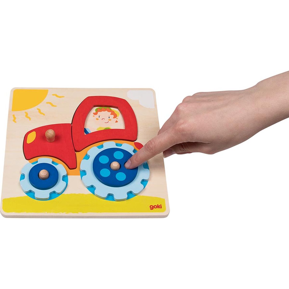 Steckpuzzle Traktor