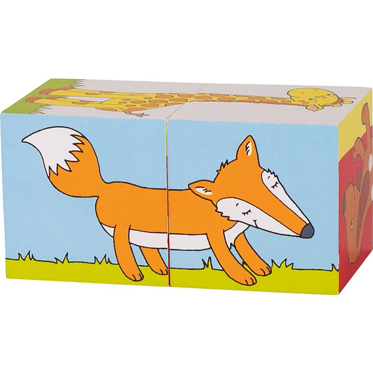 Würfelpuzzle Tiere