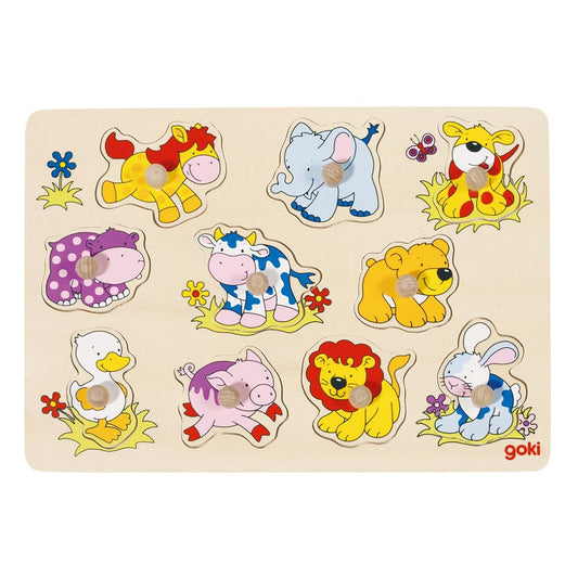 Steckpuzzle Tierkinder II