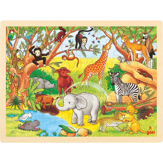 Einlegepuzzle Afrika