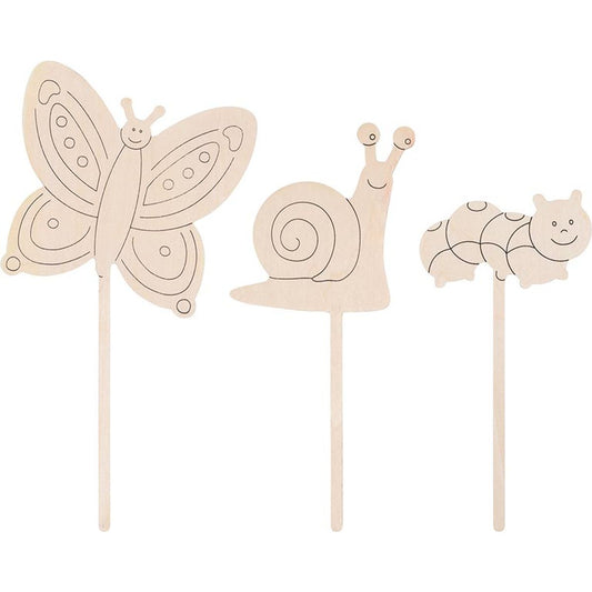 Blumenstecker zum Anmalen