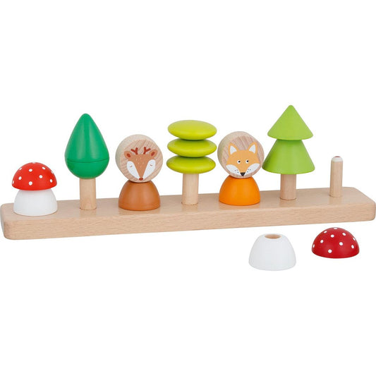 Farben- und Formensortierspiel Kleine Waldfreunde