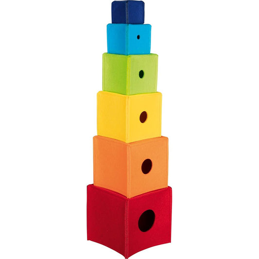 Stapelwürfel Regenbogen