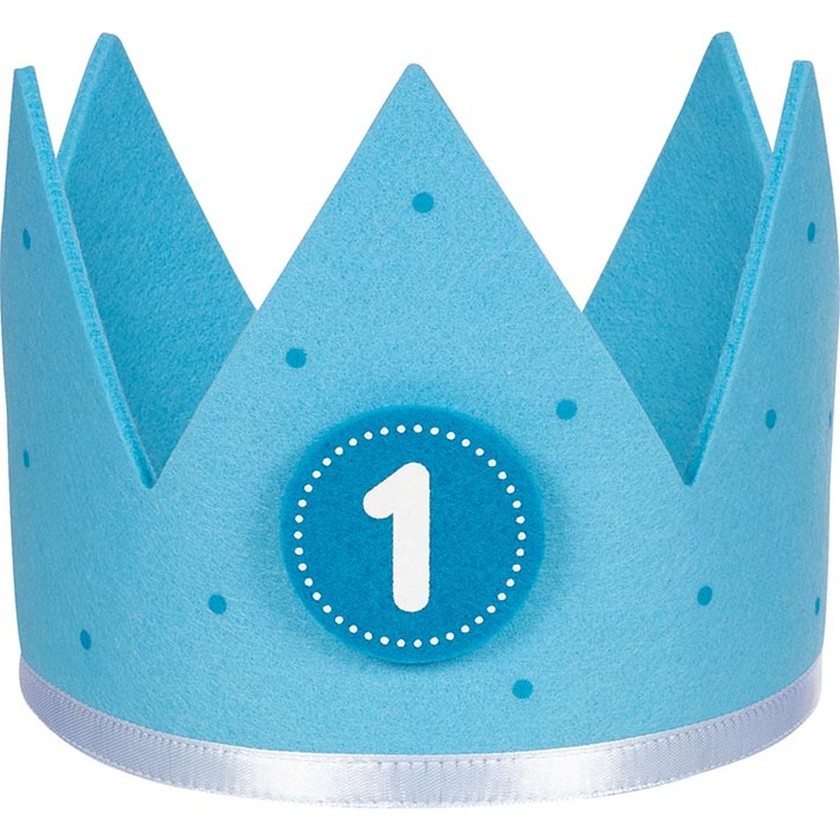 Geburtstagskrone blau