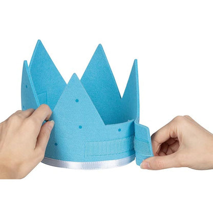 Geburtstagskrone blau