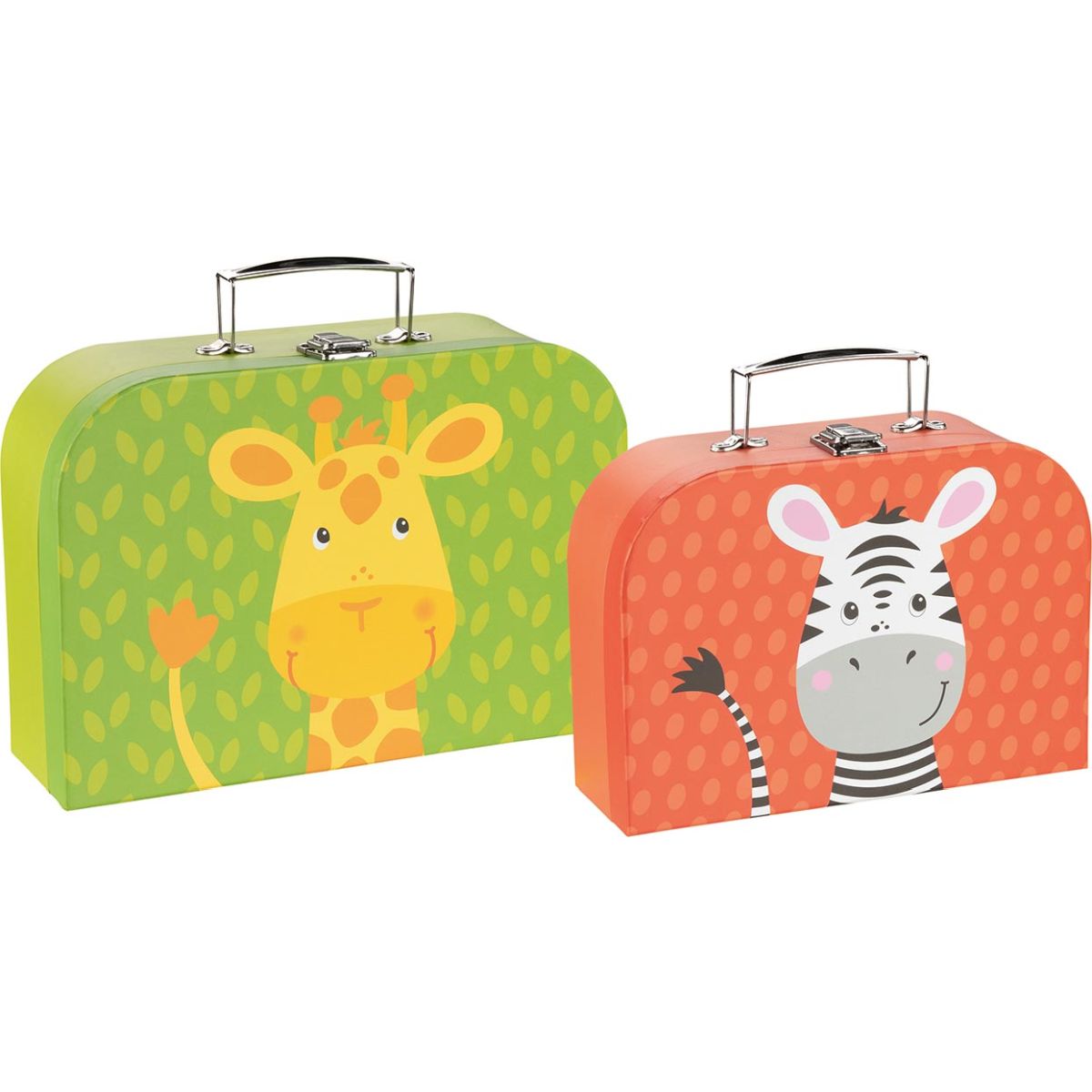 Koffer Giraffe und Zebra