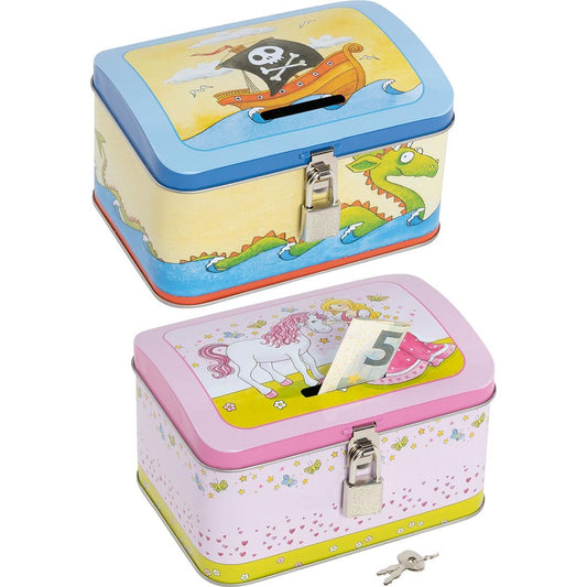 Spardose Pirat und Prinzessin