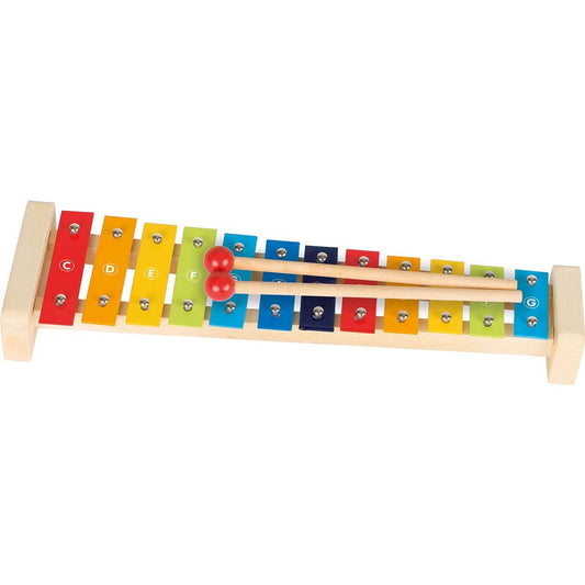 Xylophon mit Notenheft