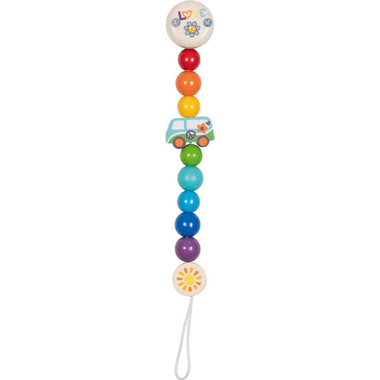 Schnullerkette Regenbogen 66