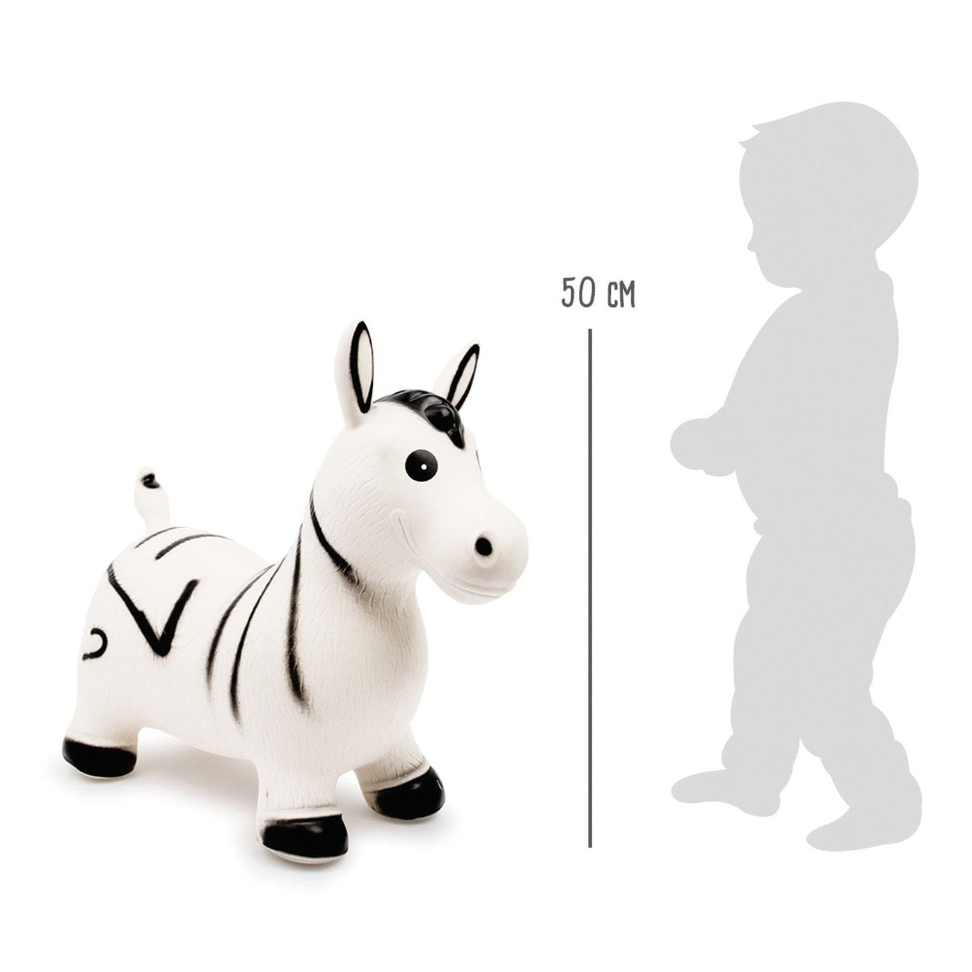 Hüpftier Zebra