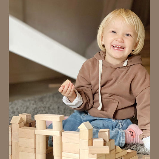 Holzbausteine Natur 200er-Pack im Beutel