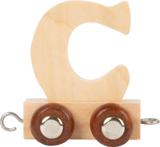 Buchstabenzug Holz C