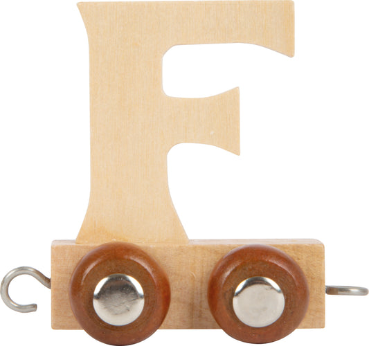 Buchstabenzug Holz F